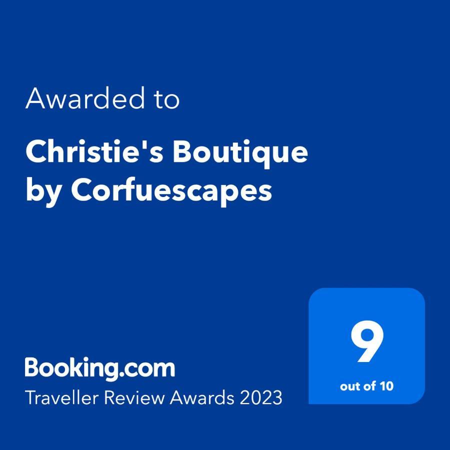 Christie'S Boutique By Corfuescapes Apartment Alepou Bagian luar foto